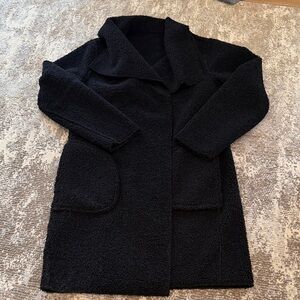 Elegant Black Teddy Jacket for Women